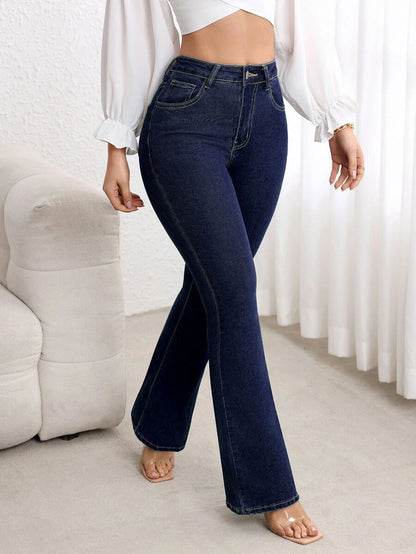 Zakopane High Waist Stretch Flare Jeans