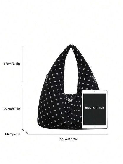 Women's Slouchy Hobo Shoulder Bag, Faux Suede Zip Top Purse for Everyday and Travel