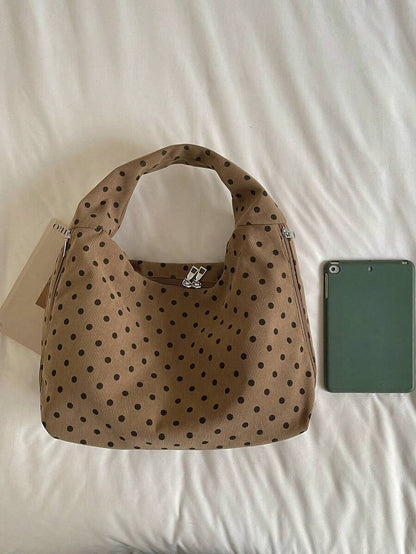 Women's Slouchy Hobo Shoulder Bag, Faux Suede Zip Top Purse for Everyday and Travel