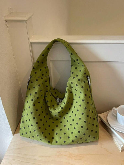Women's Slouchy Hobo Shoulder Bag, Faux Suede Zip Top Purse for Everyday and Travel