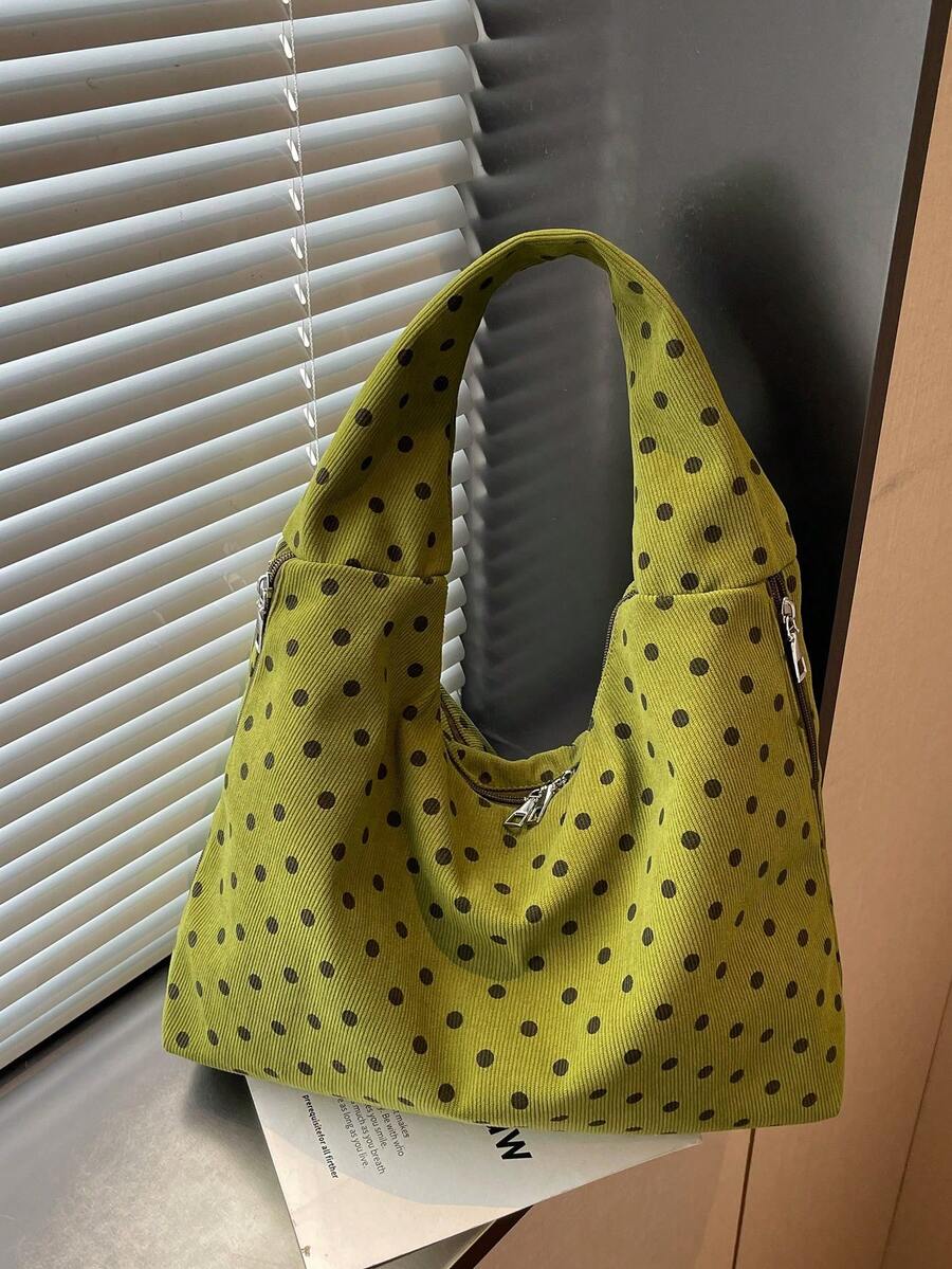 Women's Slouchy Hobo Shoulder Bag, Faux Suede Zip Top Purse for Everyday and Travel