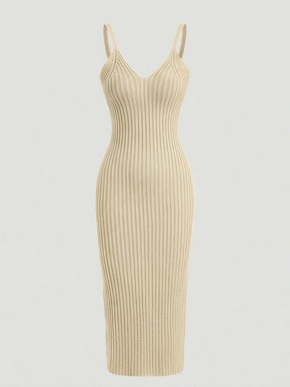 Women's Cable Knit Cropped Sweater and Slip Dress Set, Two Piece Knit Outfit for Fall - Coffee Brown