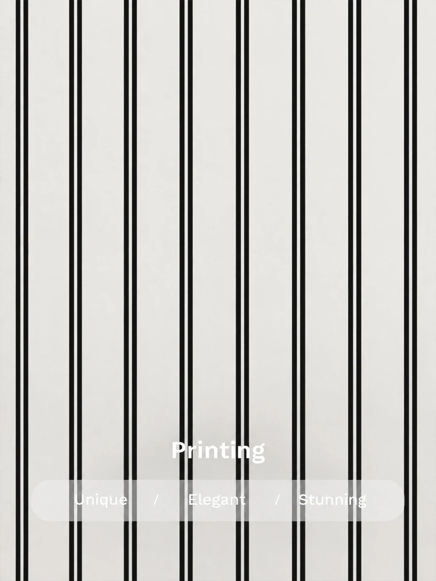 Nell Long Sleeve Blouse with Split V Neck and Lantern Sleeves - Black White Stripe
