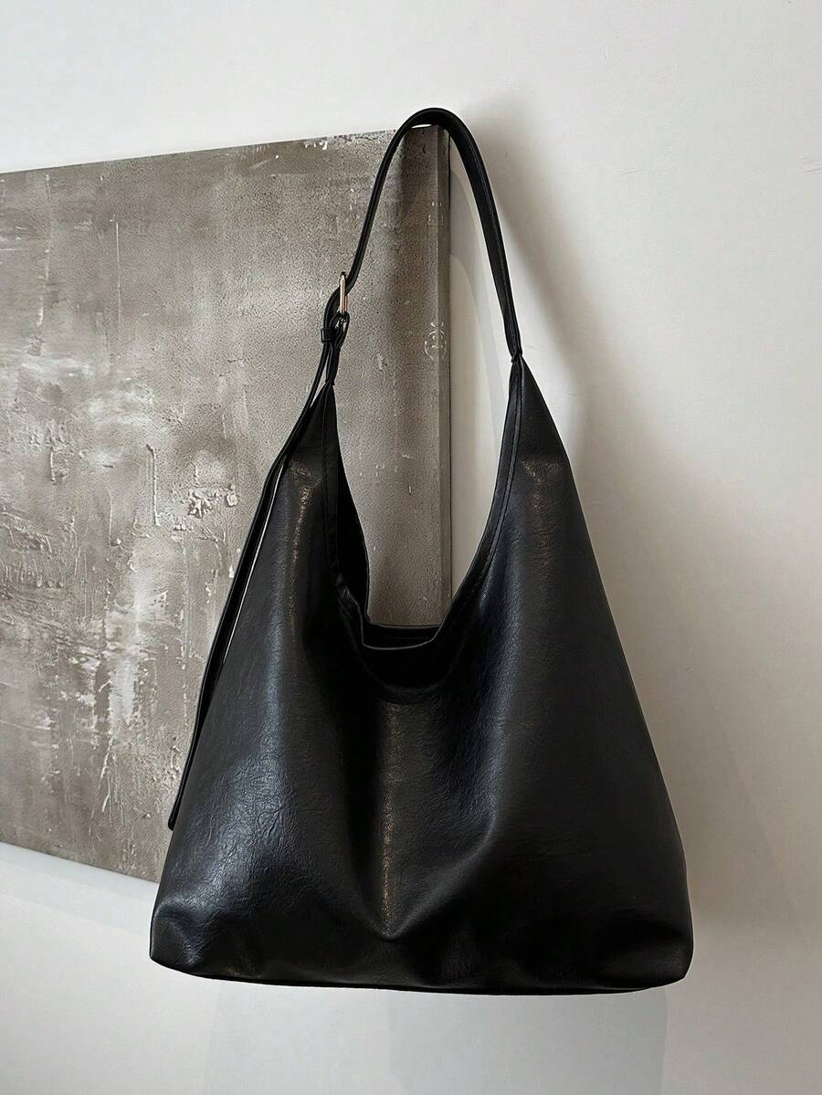 Savannah Large Slouchy Hobo Shoulder Bag with Top Handle