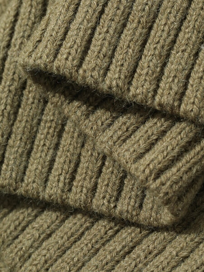 Lofoten Oversized Turtleneck Drop Shoulder Knit Sweater