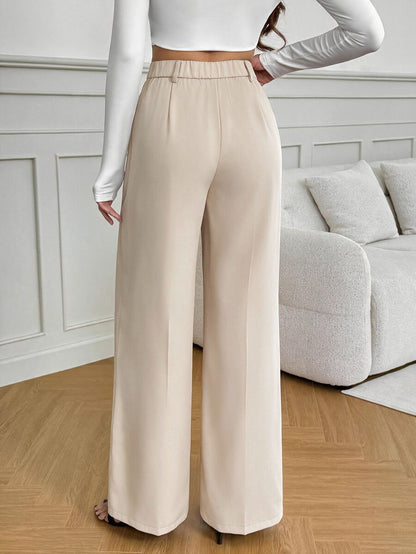 Bergamo Pleated High Waisted Wide Leg Pants