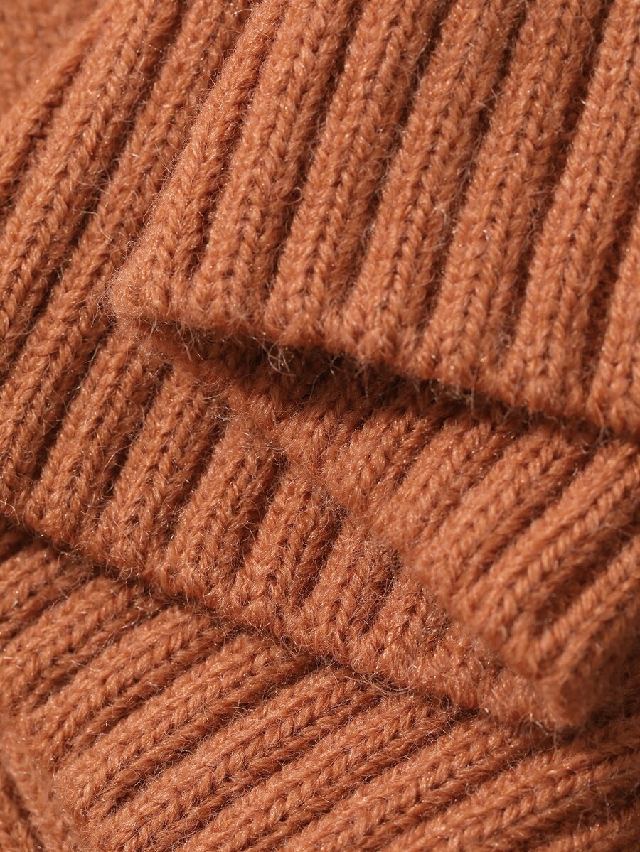 Lofoten Oversized Turtleneck Drop Shoulder Knit Sweater