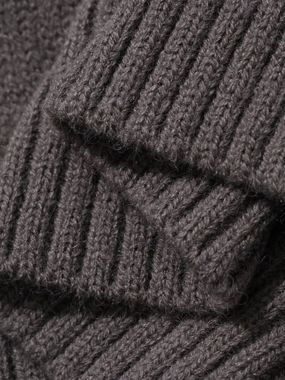 Lofoten Oversized Turtleneck Drop Shoulder Knit Sweater