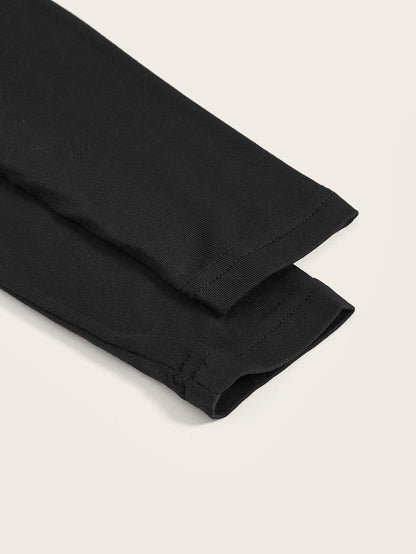 Aberdeen Fleece Lined Thermal Mock Neck Fitted Top