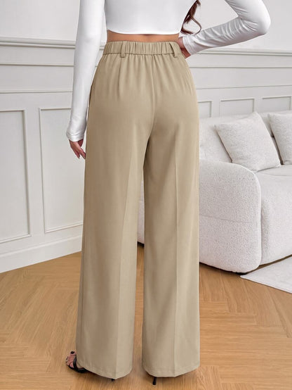 Bergamo Pleated High Waisted Wide Leg Pants