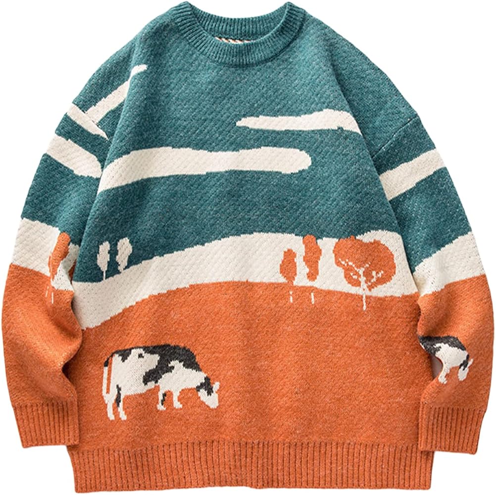 Countryside Cow Sweater