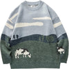 Countryside Cow Sweater