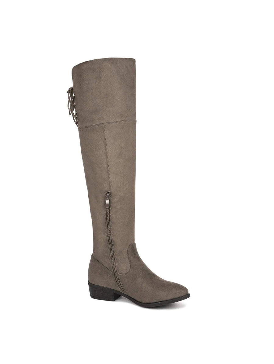 Women's Over The Knee High Low Block Heel Riding Boots Autumn & Winter Fashionable Comfortable Boots Mensa