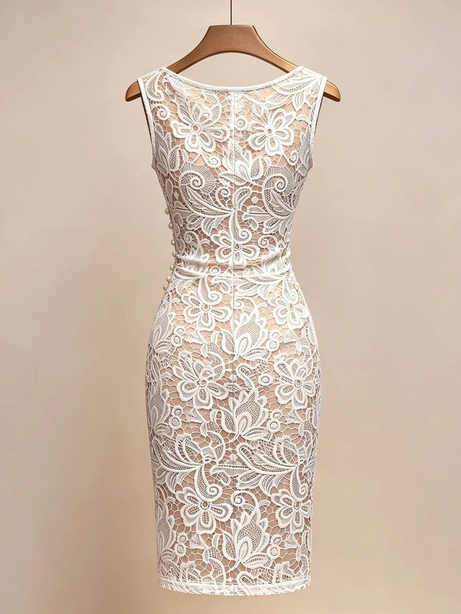 Women's Satin Cowl Neck Midi Dress, Ruched Silky Dress for Wedding Guest and Evening - Champagne