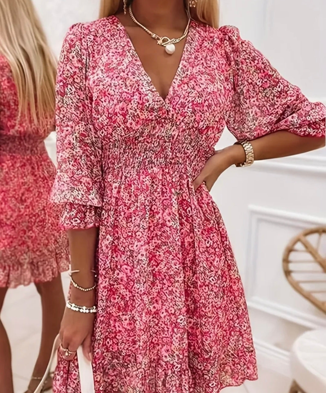 Ruffle Romance Mini Dress