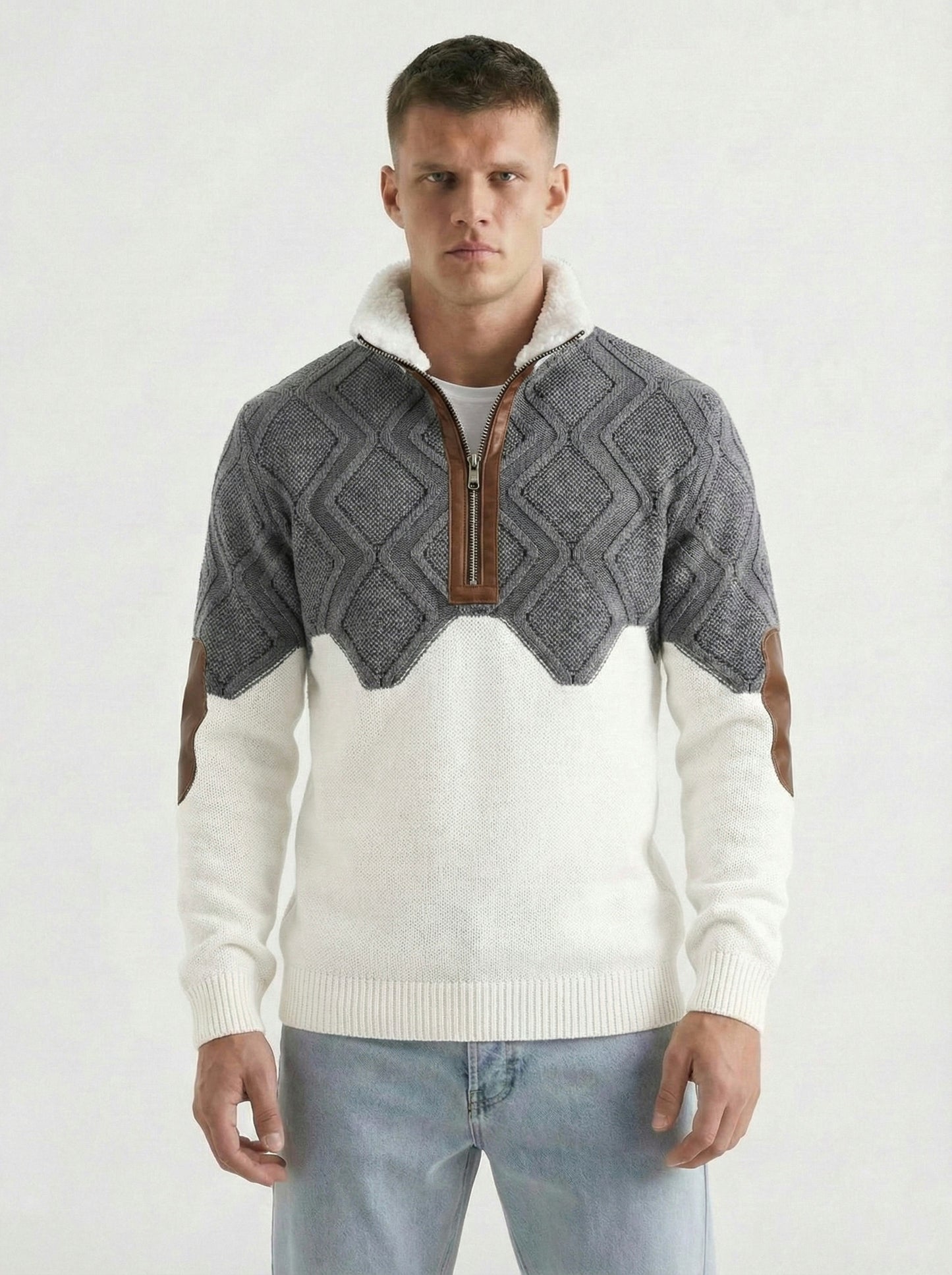 Henry - High Neck Fleece Sweater