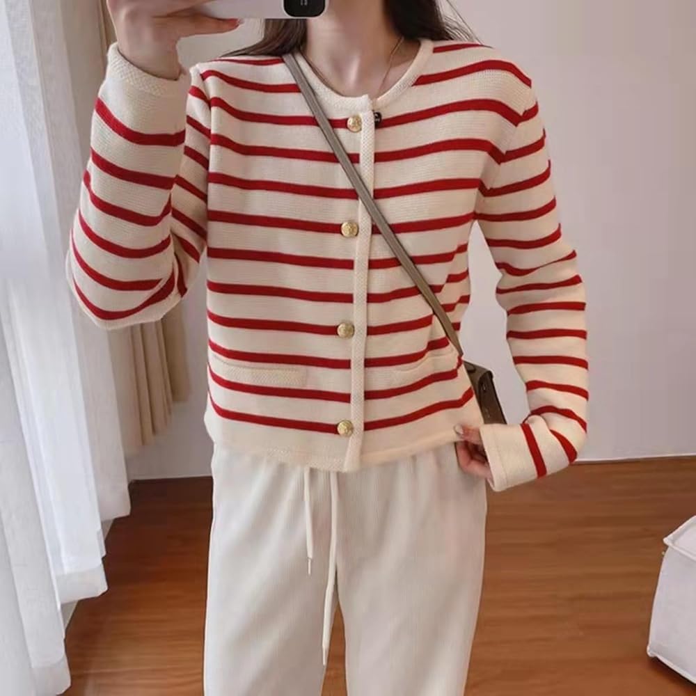 Parisian Stripes Cardigan