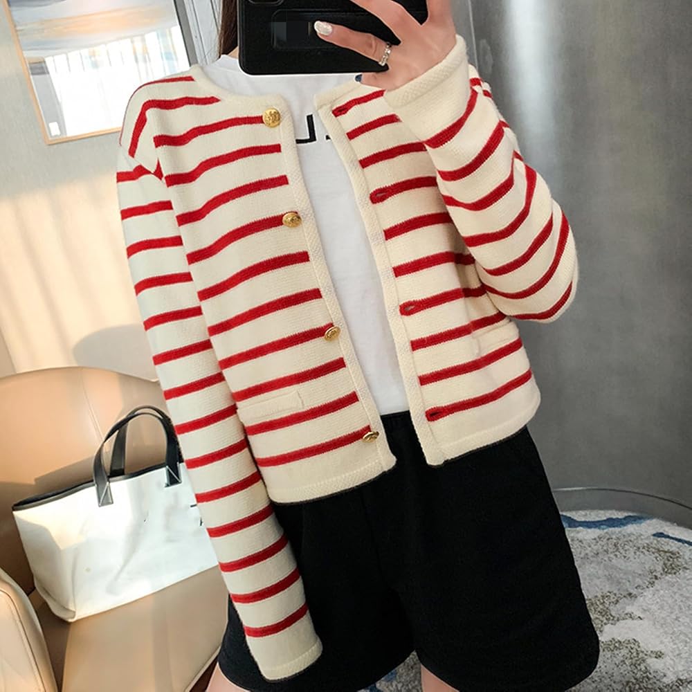 Parisian Stripes Cardigan