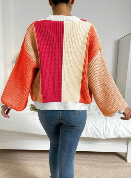Maison Stripe Cardigan