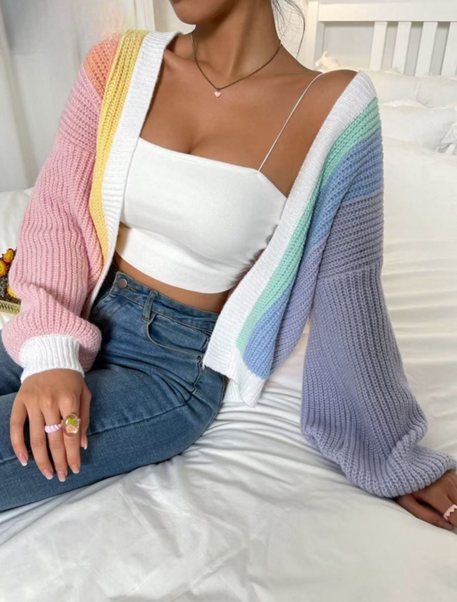 Maison Stripe Cardigan