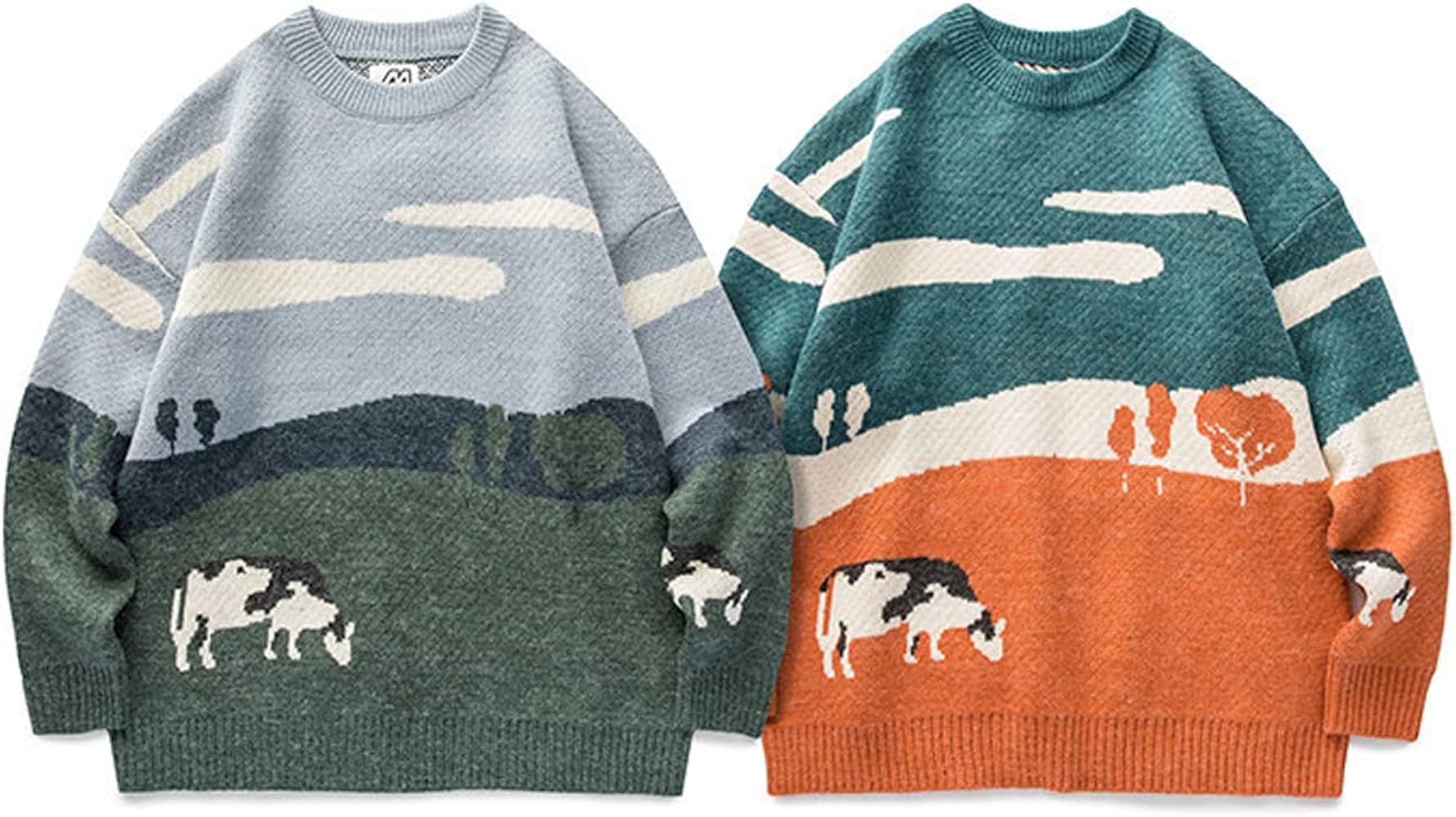 Countryside Cow Sweater