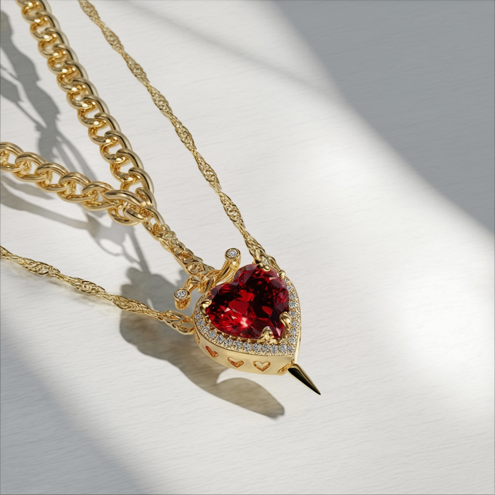 Mensa™ HeartPierce Gothic Necklace