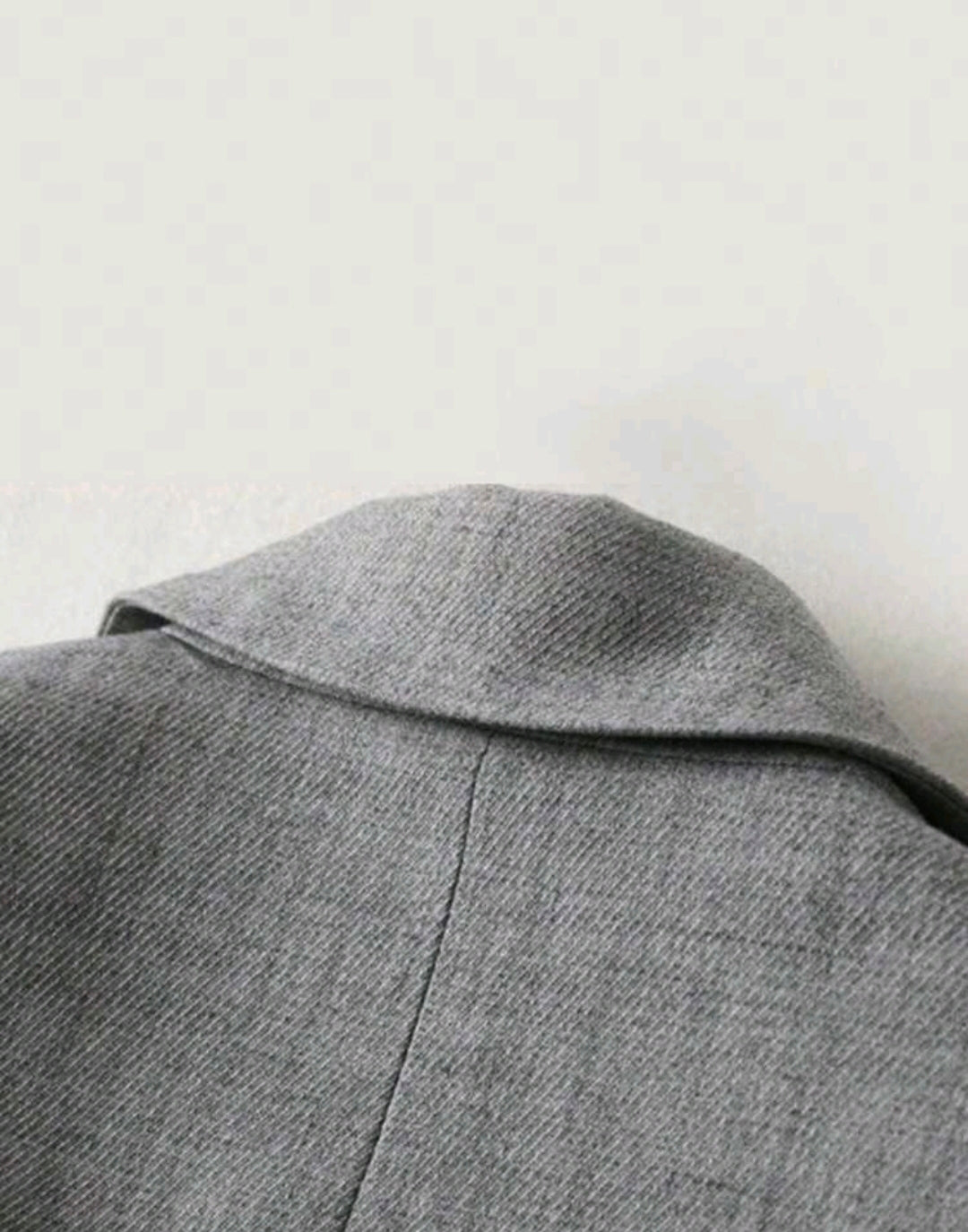 Nora Grey Single Button Blazer Striped Cuff Work Mensa
