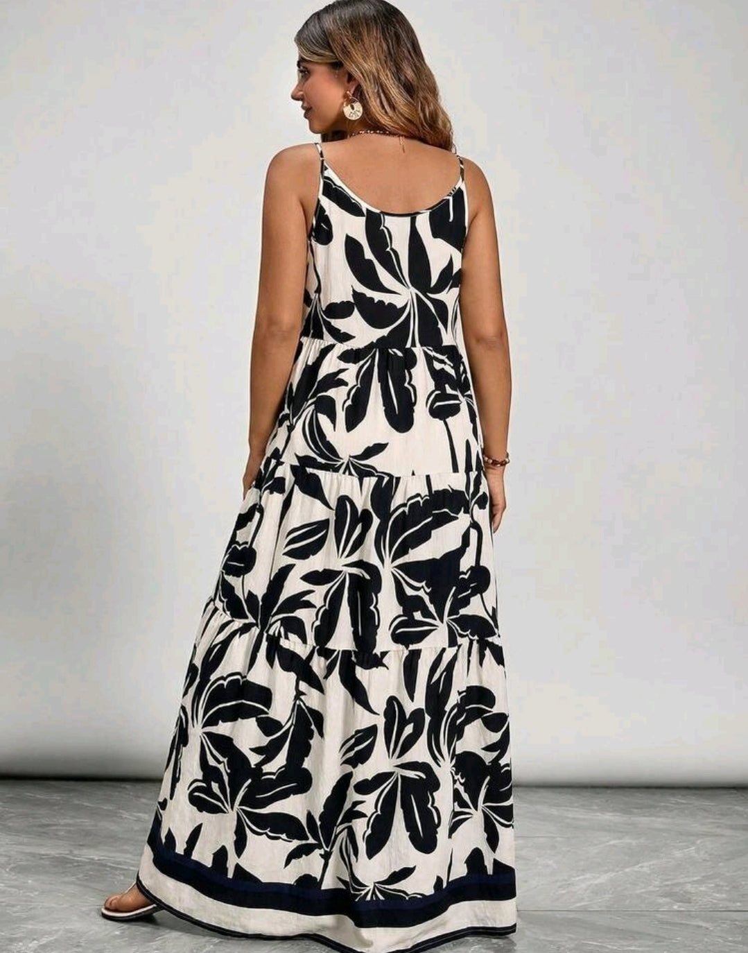 Lily Floral Tiered Maxi Dress Summer Mensa