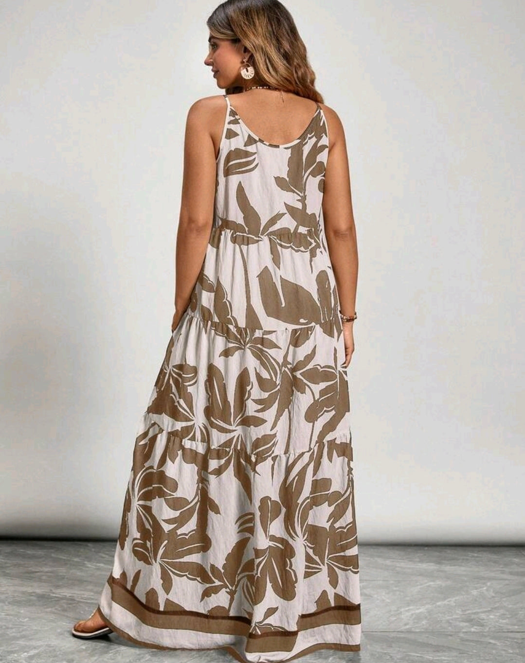 Lily Floral Tiered Maxi Dress Summer Mensa