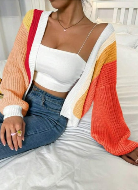 Maison Stripe Cardigan