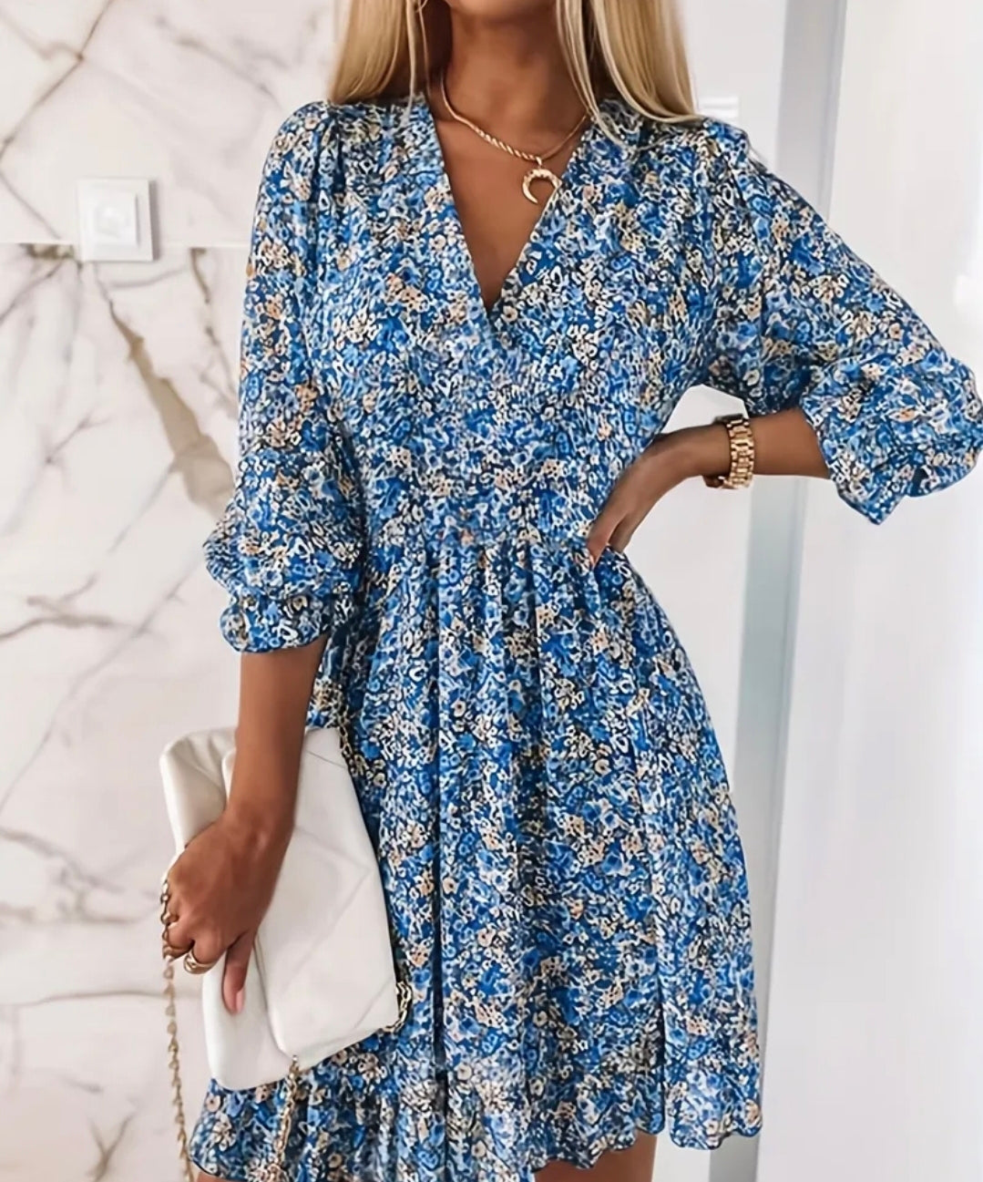 Ruffle Romance Mini Dress